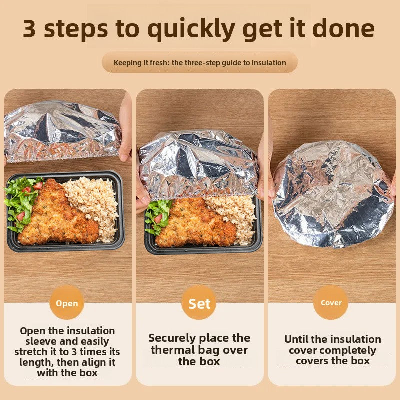 Reusable Aluminum Foil Food Cover