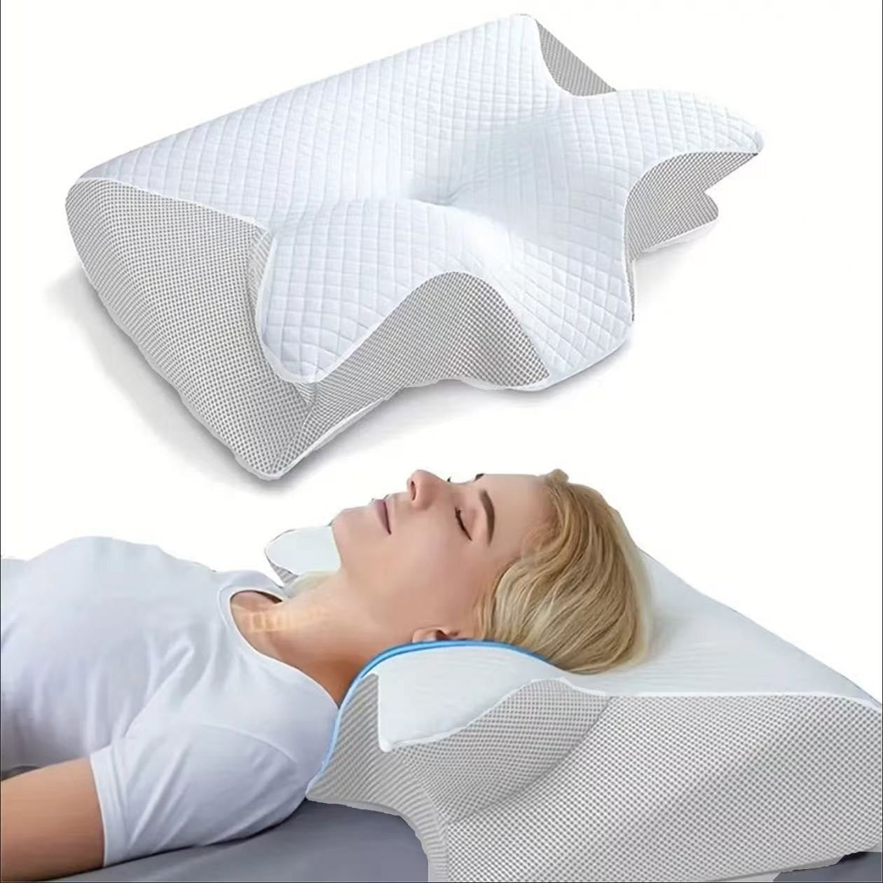 Butterfly Memory Foam Neck Pillow