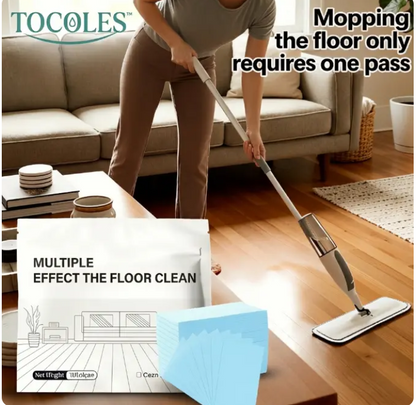 Floor Cleaning Tablets: Removes Stains, Removes Scale, Brightens, and Leaves Fragrance