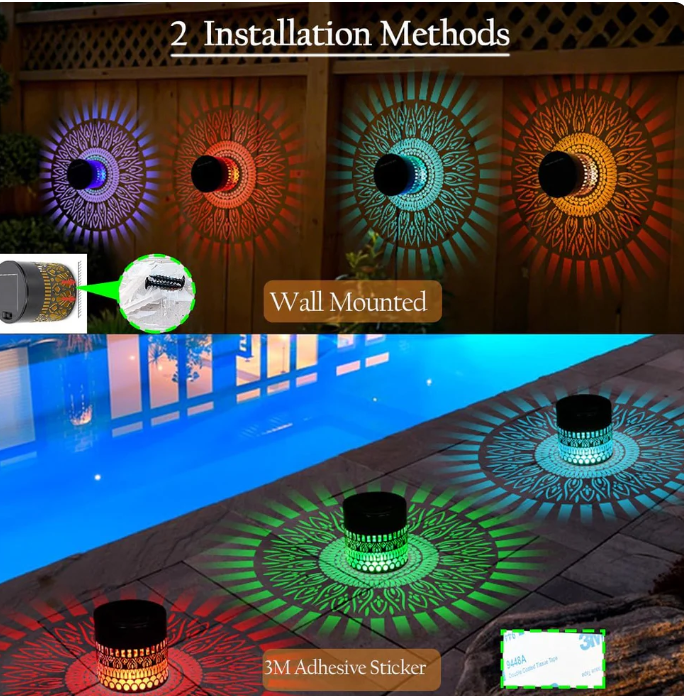 Solar Outdoor Wall Lamp