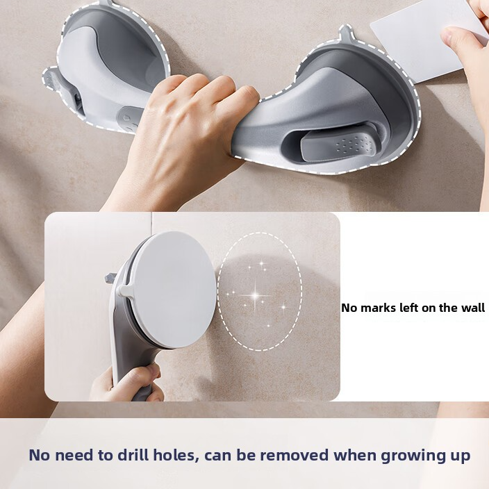 Baby Bathroom Non-slip Suction Cup Handle for Toilet Safety