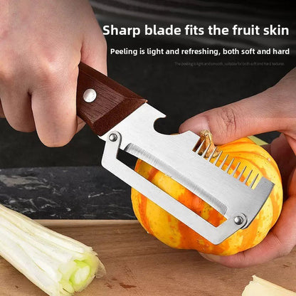 Multifunctional Stainless Steel Peeling Knife